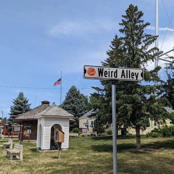 Weird Alley Sign