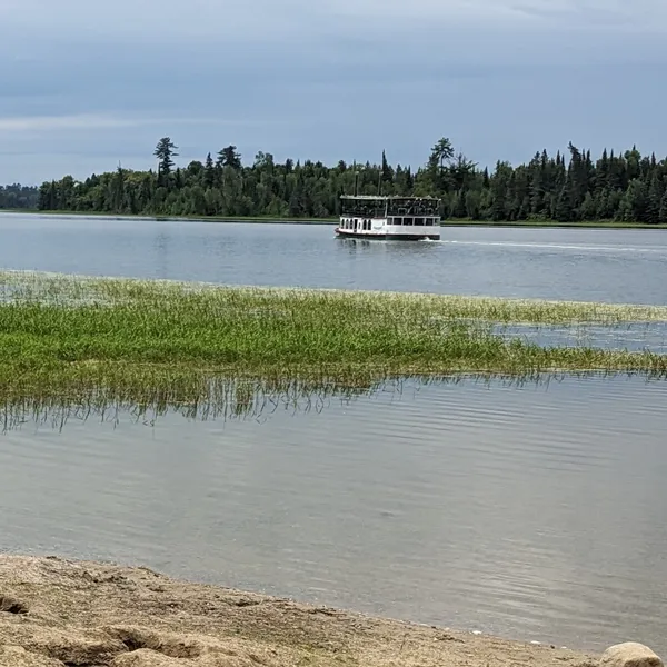 Boat on Lake Itasca