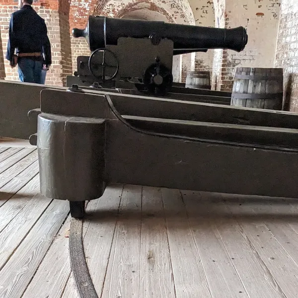 Cannon and mounting track