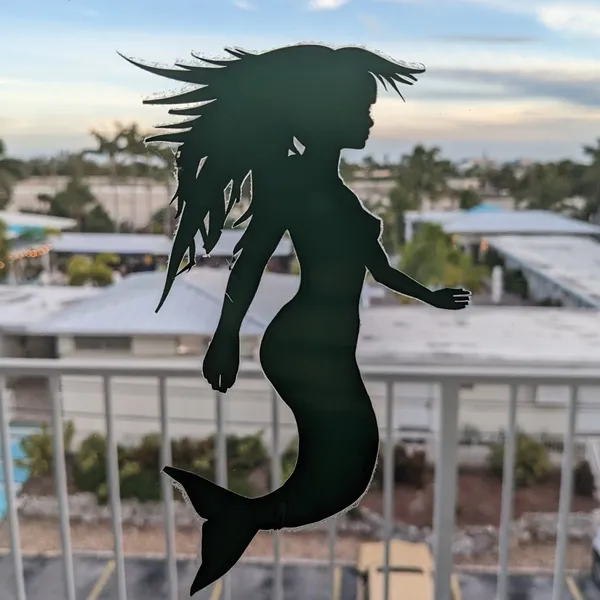 mermaid wall hanging