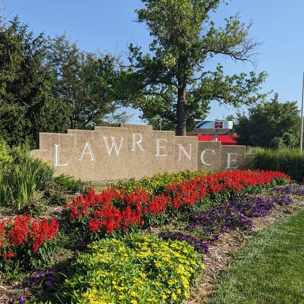 Lawrence Kansas sign