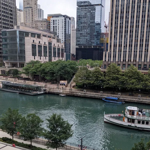 View of river from Wacker